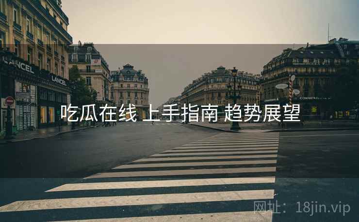 吃瓜在线 上手指南 趋势展望