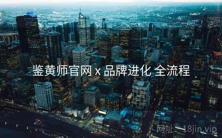 鉴黄师官网 x 品牌进化 全流程