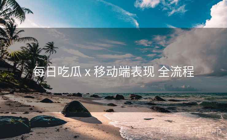 每日吃瓜 x 移动端表现 全流程