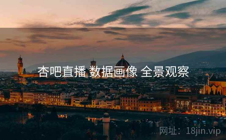 杏吧直播 数据画像 全景观察