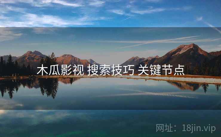 木瓜影视 搜索技巧 关键节点