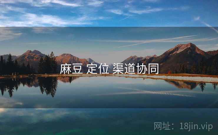 麻豆 定位 渠道协同