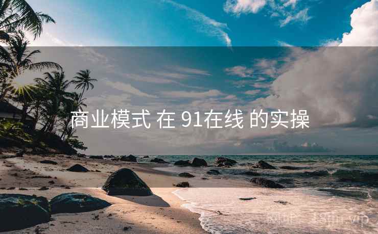 商业模式 在 91在线 的实操